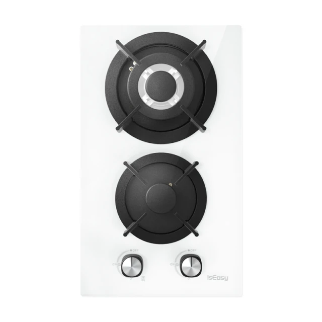 Варильна поверхня IsEasy MGBG-312A 2 конфорки White (6977132450420)