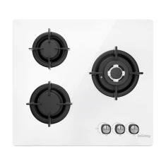 Плита газова IsEasy MGBG-603 3 горелки White (MGBG-603)