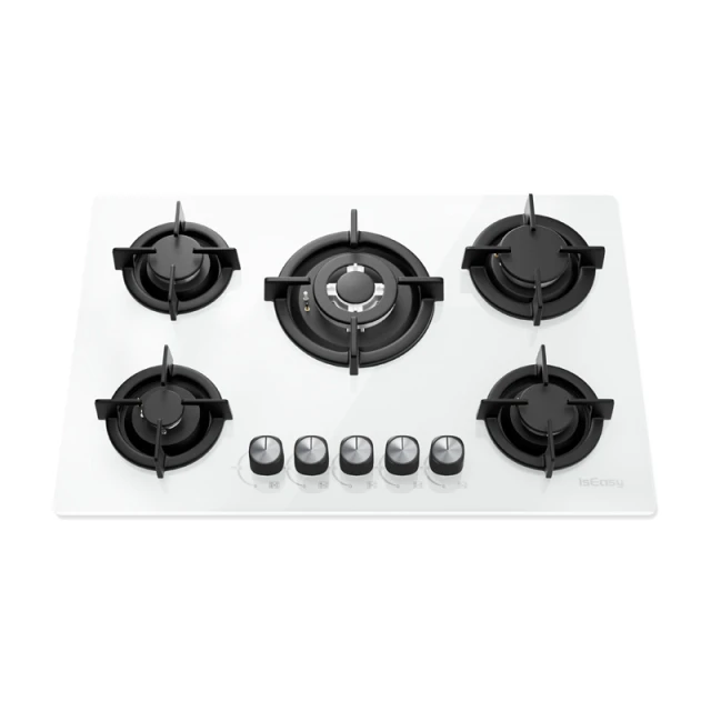 Газова плита IsEasy MGBG-775 5 конфорок White (MGBG-775)