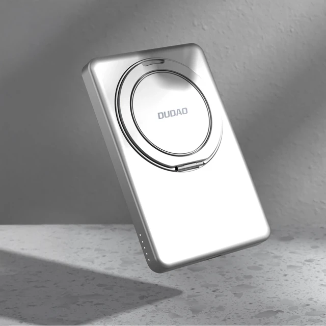 Powerbank Dudao K28S 20W PD 5000mAh Silver with MagSafe (6977196680115)