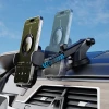 Автотримач Dudao F2N на дефлектор 360° Black (6977196680399)