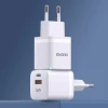Зарядний пристрій Dudao A13Pro GaN 33W PPS USB-C/USB White (A13PROEU)