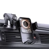 Автотримач Dudao F19 з бездротовою зарядкою 15W чорний (6977196680986)
