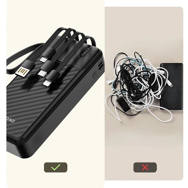 Павербанк Dudao K11PRO 20000mAh Black (K11PRO_Black)