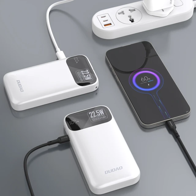 Powerbank Dudao K31 10000mAh 22.5W PD Білий (K31_White)