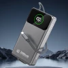 Powerbank Dudao K31 Pro 45W 20000mAh со встроенным кабелем USB-C Серый (K31Pro)