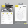 Powerbank Dudao K32 10000 mAh з вбудованим кабелем USB-C/Lightning Білий (K32 white)