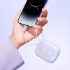 Powerbank Dudao K32 10000 mAh з вбудованим кабелем USB-C/Lightning Фіолетовий (K32 purple)