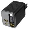 Зарядное устройство Dudao A67EU GaN 67W со встроенным кабелем USB-C Power Delivery Quick Charge Black (A67EU)