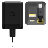 Зарядное устройство Dudao A67EU GaN 67W со встроенным кабелем USB-C Power Delivery Quick Charge Black (A67EU)