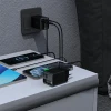 Зарядное устройство Dudao A67EU GaN 67W со встроенным кабелем USB-C Power Delivery Quick Charge Black (A67EU)