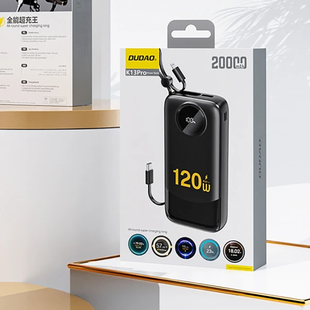 Powerbank Dudao K13 10000mAh Black (K13-Black)