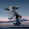 Автодержатель Dudao F5PRO+ с присоской Black (6977196682386)