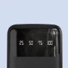 Павербанк Dudao K6Pro+ 20000 mAh з 3 вбудованими кабелями Black (K6Pro+-black)