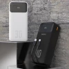 Powerbank Dudao K15MAX 30000mAh PD 22.5W з вбудованими кабелями Black (K15MAX-B)