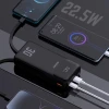 Powerbank Dudao K15MAX 30000mAh PD 22.5W з вбудованими кабелями Black (K15MAX-B)