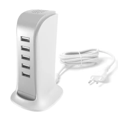 Зарядний пристрій Dudao 5x USB EU White (A5_EU)