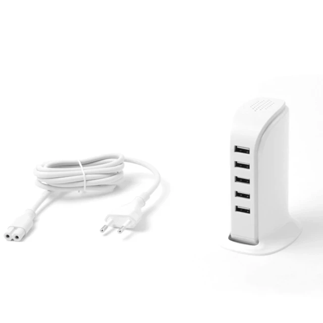 Зарядний пристрій Dudao 5x USB EU White (A5_EU)