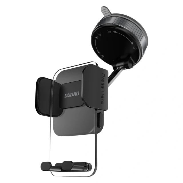 Автотримач Dudao F24PLUS з присоскою на панель Black (F24PLUS)