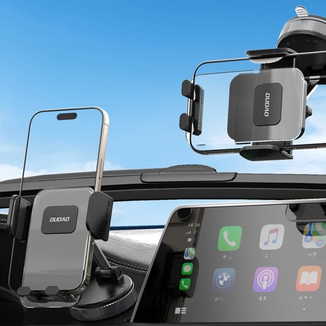 Автотримач Dudao F24PLUS з присоскою на панель Black (F24PLUS)