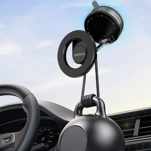 Автотримач Dudao F24X Black with MagSafe (F24X)