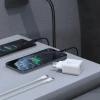 Мережевий зарядний пристрій Dudao A27MaxCEU PD QC 35W USB-A USB-C з кабелем USB-C білий (6977196682911)