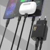 Мережевий зарядний пристрій Dudao A27MaxCEU PD QC 35W USB-A USB-C з кабелем USB-C Чорний (6977196682928)