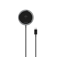 Бездротова зарядка Dudao A12XS 15W Black with MagSafe (6977196682935)