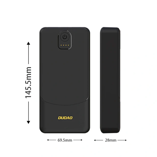 Powerbank Dudao K10Pro 2,4A 20000mAh 2 x USB-A Чорний (6977196683826)