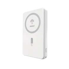 Powerbank магнітний Dudao K14S 20W 5000mAh 1x USB-A 1x USB-C Білий (6977196685721)