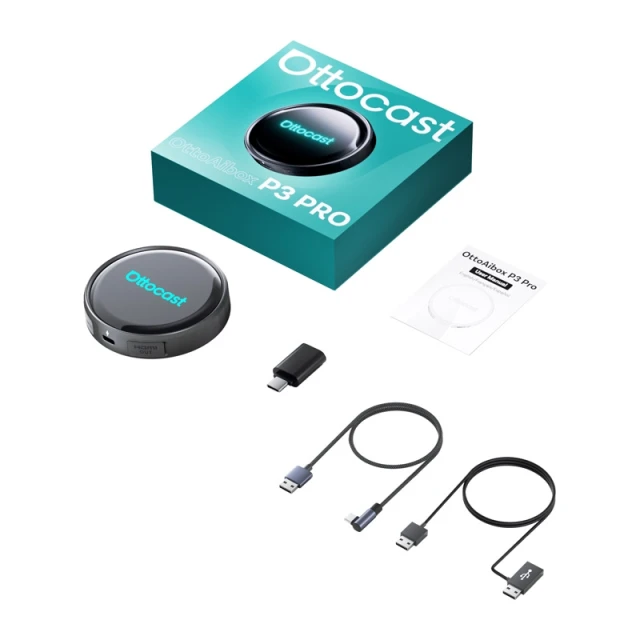 Бездротовий адаптер Ottocast OTTOAIBOX P3 Pro Android (PCS61-TE)