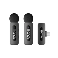 Мікрофон BOYA BY-V20 V2.0 бездротовий 2.4GHz Black (6977490710273)
