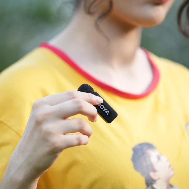 Мікрофон BOYA BY-V20 V2.0 бездротовий 2.4GHz Black (6977490710273)