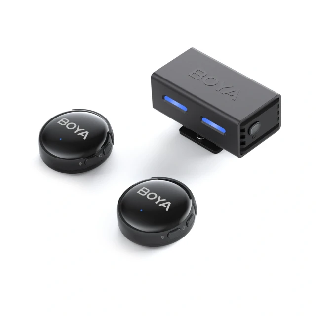 Мікрофони BOYA BOYALINK 3-02 бездротові 2.4GHz USB-C Black