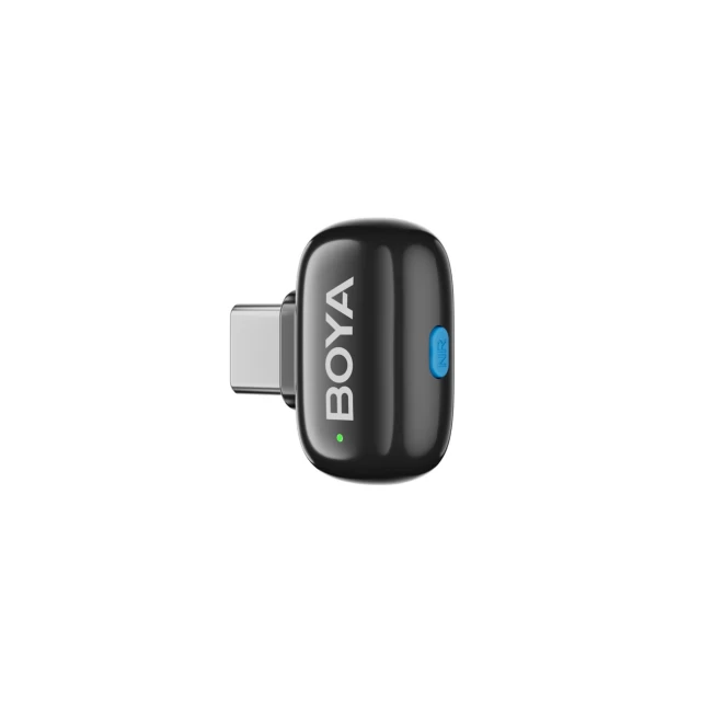 Мікрофони BOYA Mini 2-01 бездротові 2.4GHz USB-C Black (6977490711812)