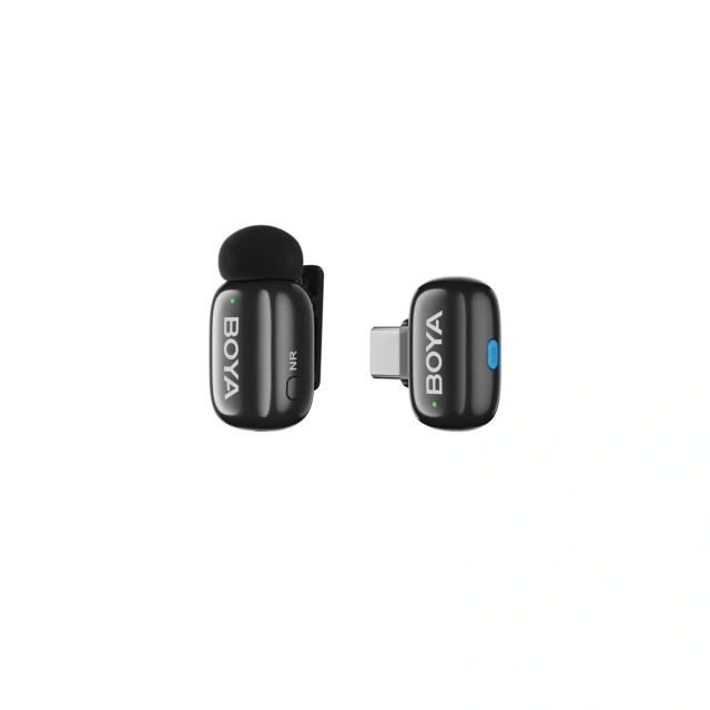 Мікрофони BOYA Mini 2-01 бездротові 2.4GHz USB-C Black (6977490711812)