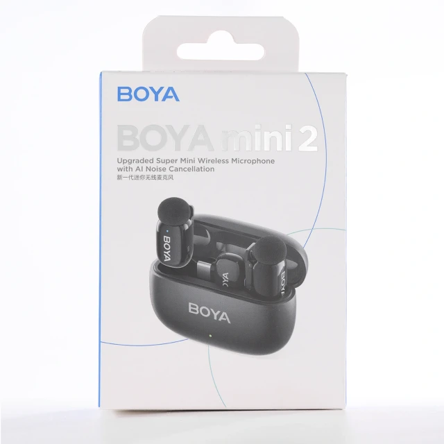 Мікрофони BOYA Mini 2-01 бездротові 2.4GHz USB-C Black (6977490711812)