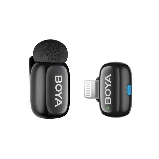 Мікрофони BOYA Mini 2-01 бездротові 2.4GHz USB-C Black (6977490711812)