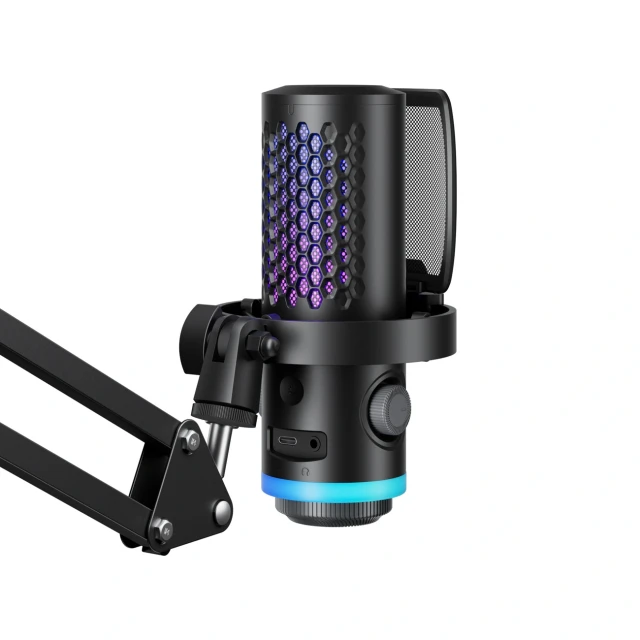 Мікрофон BOYA CastMic G40B гейминговий USB-C з rammen Black (6977490711874)