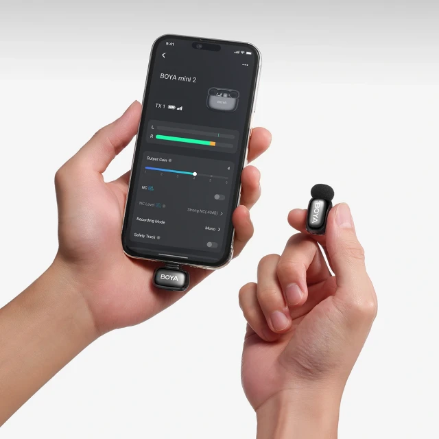 Мікрофони BOYA Mini 2-02 бездротові 2.4GHz USB-C (6977490711898)