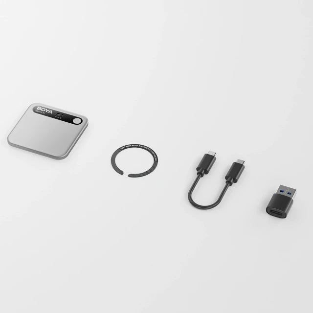 Диктофон BOYA Notra з AI транскрипцією Silver