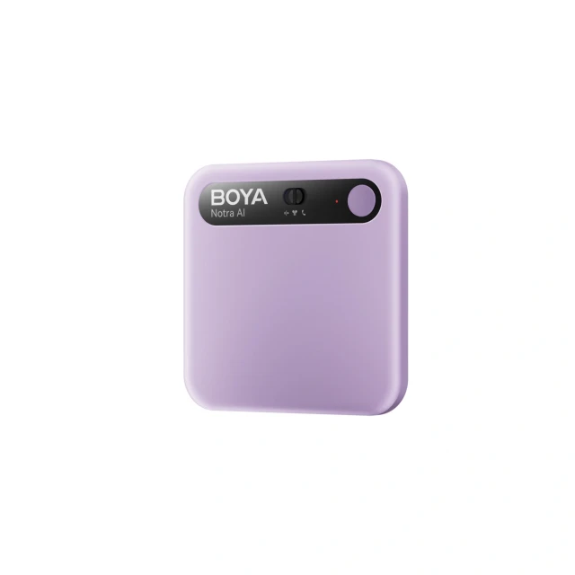 Диктофон BOYA Notra з транскрипцією AI Purple (6977490712369)