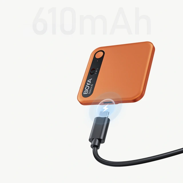 Диктофон BOYA Notra з транскрипцією AI Orange