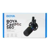 Мікрофон динамічний гейміцький BOYA CastMic S60 дротовий USB XLR Black