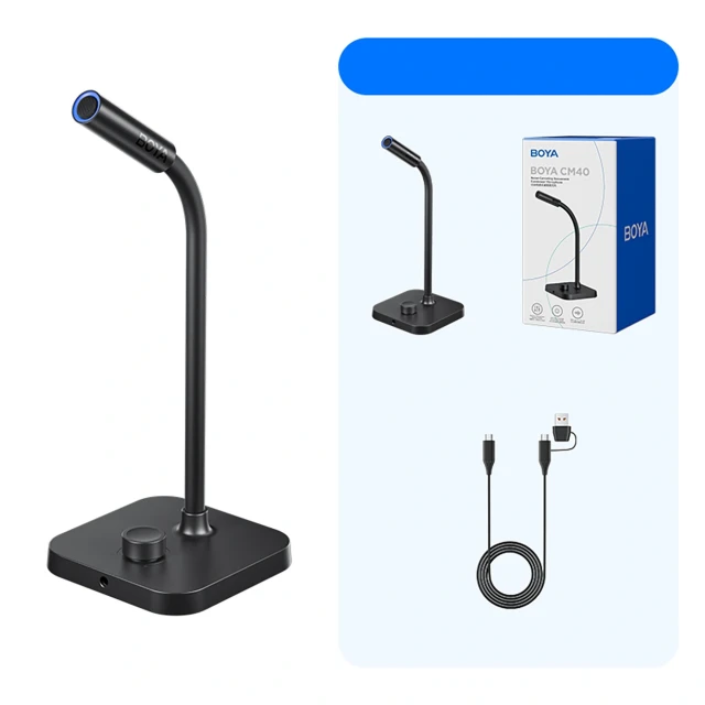 Мікрофон конференцийний BOYA CM40 дротовий Black (6977490712529)