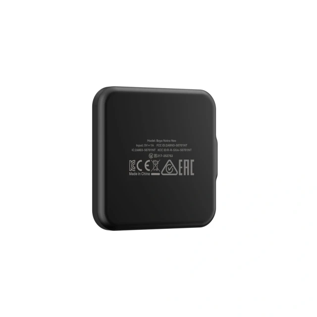 Диктофон BOYA Notra Neo AI Black (6977490713663)