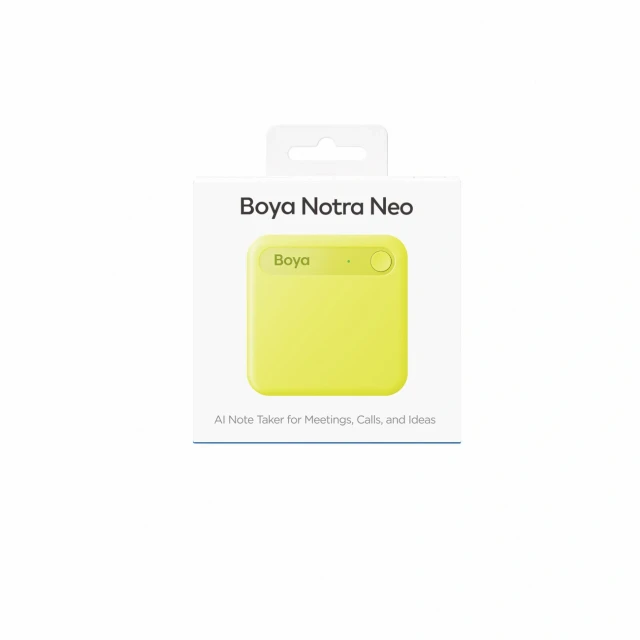 Диктофон BOYA Notra Neo AI Yellow (6977490713694)