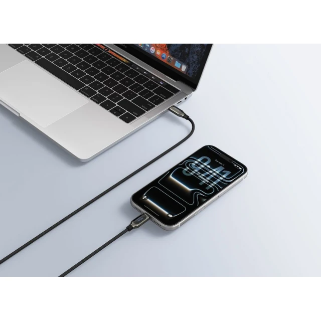 Кабель з LED-дисплеєм USB-C to USB-C Veger PD 5A 100W 1.5m CC1-XHJ Black (6977525753336)