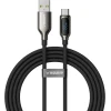 Кабель з LED дисплеєм USB A to USB C Veger PD 3A 66W 1.2 м Black (6977525753343)