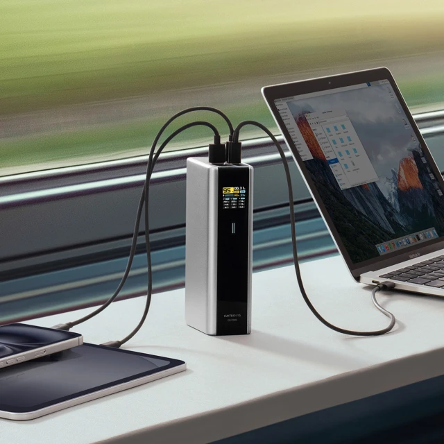 Powerbank Cuktech 210W 20000mAh 2 x USB-C 1 x USB-A Grey (CKPB200UGLGR)